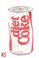 © Kate Schelter LLC 2023 | DIET COKE CAN STRIPES by Kate Schelter
