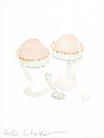 © Kate Schelter LLC 2023 | EGG CUPS PAIR by Kate Schelter