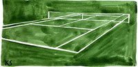 © Kate Schelter LLC 2023 | Grass Tennis court 2 by Kate Schelter
