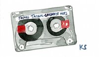 © Kate Schelter LLC 2023 | "JAMES TAYLOR GREATEST HITS" TAPE CASETTE by Kate Schelter