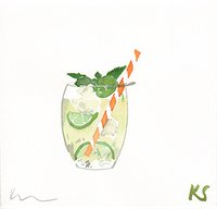 © Kate Schelter LLC 2022 | Lime Rickey 6 LIME MINT ORANGE STRAW by Kate Schelter