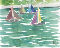 © Kate Schelter LLC 2023 | Paris Toy Boats Luxembourg Gardens by Kate Schelter