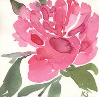 © Kate Schelter LLC 2023 | PEONY 15 FUSCIA by Kate Schelter