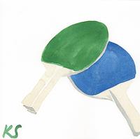 © Kate Schelter LLC 2024 | PING PONG PADDLES by Kate Schelter