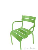 © Kate Schelter LLC 2022 | Tuileries green chair by Kate Schelter